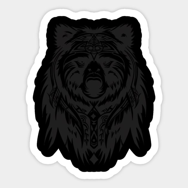 Grizzly Bear Livelihood Sticker by ElinvanWijland birds